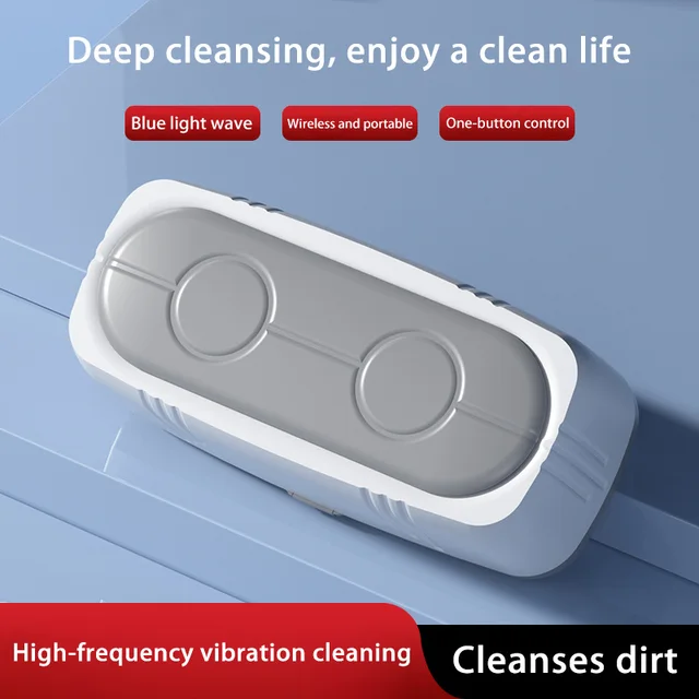 Xiaomi Ultrasonic Glasses Cleaner USB Fully Automatic Blue Light Eyewear Cleaner Household Multifunctional Jewelry Clean Machine 4
