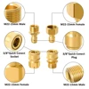 Pressure Washer Quick Disconnect Adaptor Set M22-15mm to 3/8 Quick Release Couplers for Attach Hose to The Water Pumps 5000 PSI 3