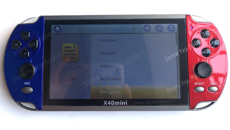 x40 mini video game 6.5inch 128 bits retro portable mini retro classic video game console handheld game player for Christmas gi
