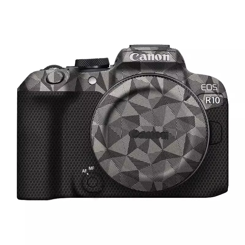 R10 3D Texture Camera Sticker 3M Vinyl Wrap Skin Anti-Scratch Protective Film Protector Coat Decals for Canon EOS R10 EOSR10