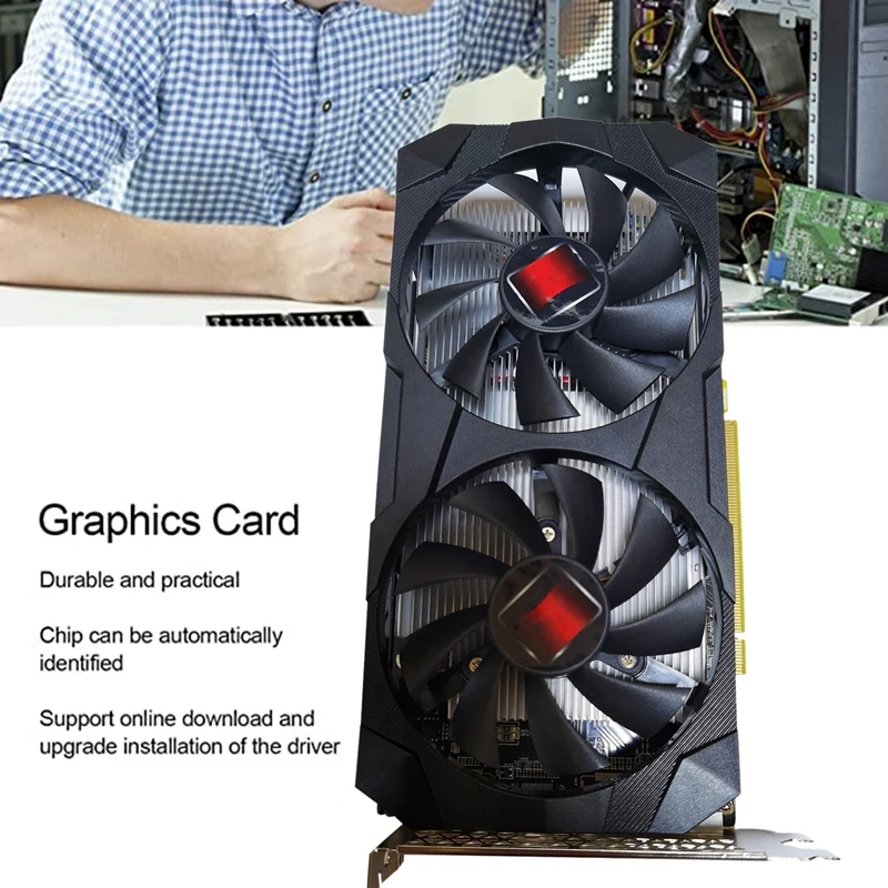 Фото Игровая видеокарта RX580 8G AMD, 8 ГБ GDDR5 256BIT 2048SP 1206 МГц/1500 МГц Φ X16 DVI DP-совместимый интерфейс (Downlo №3