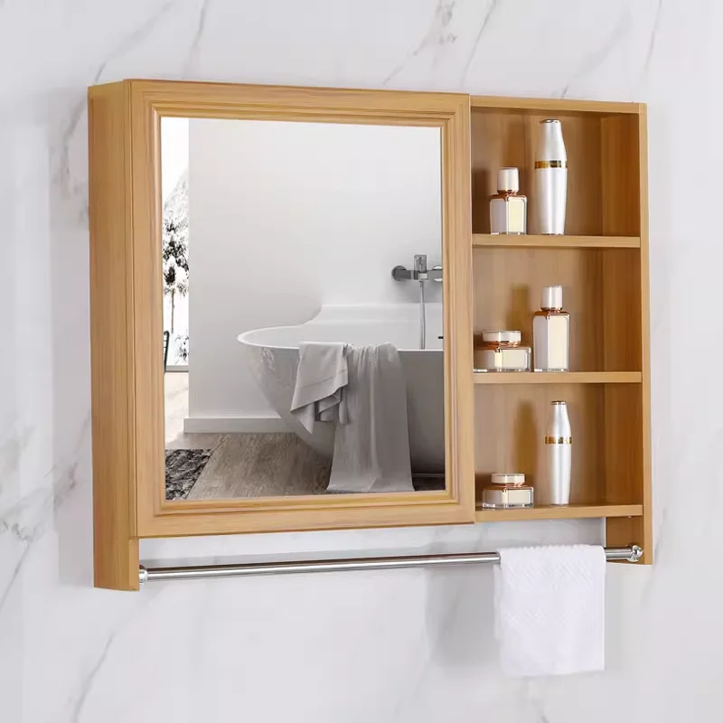 Space-Aluminum-Mirror-Cabinet-Wall-Hanging-Bathroom-Bathroom-Mirror ...