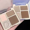 4 in 1 ZVEV 3d Highlighter Contour Bronzer Palette Nude Makeup Natural Color Rendering Long-Lasting Waterproof Cosmetics 5