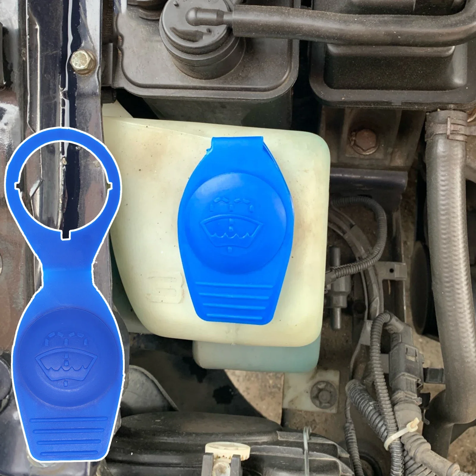 자동차 앞 유리 와셔 저수조 유체 캡 탱크 병 커버, 시트 이비자용 액세서리, 6K 6L 6J 1999 - 2012 2013 2014 2015 2016