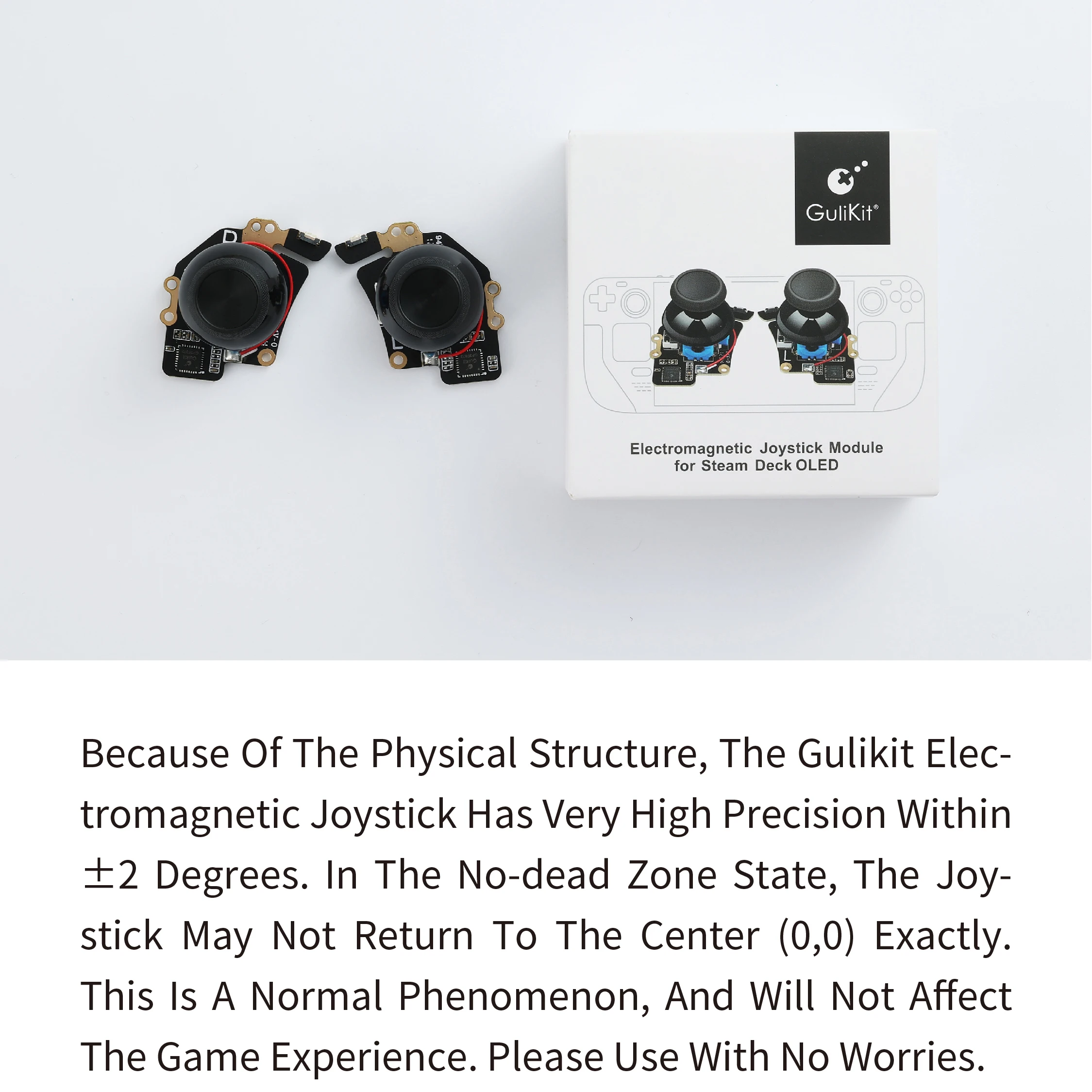 Gulikit Electromagnetic Joystick Module - Drift-Free Repair Replacement for Enhanced Gaming Experience