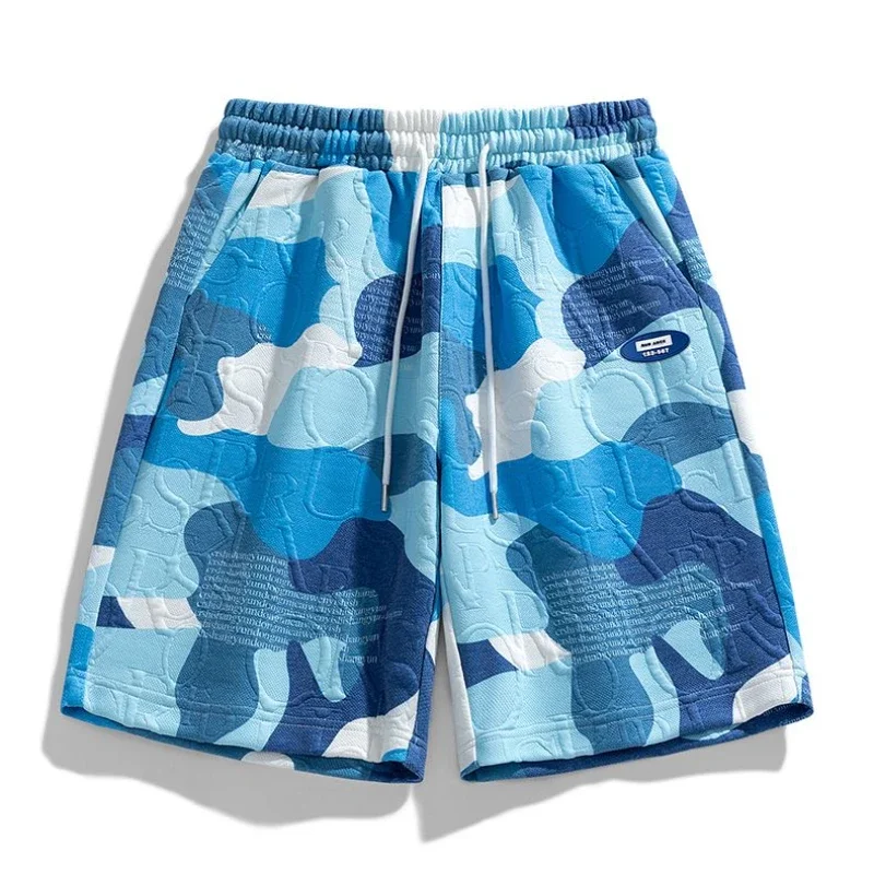thumbnail image 1 of Pantalones cortos para hombre con estampado floral gráfico, pantalones cortos para hombre para entrenamiento, baloncesto, jogging, deportes, estilo coreano, novedad elegante en tallas XL, 1 of 5