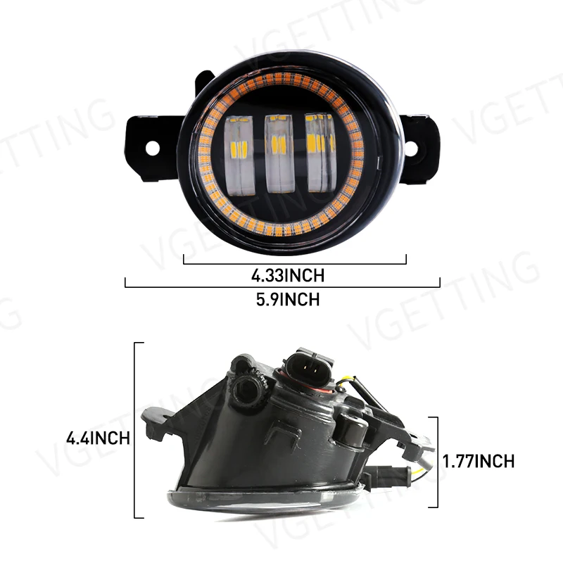 Фото Противотуманные фары Angel Eye для Nissan Altima Sylphy Bluebird Versa Urvan Note X-Trail T30 Rogue T32 Fuga Y50, светодиодные дневные ходовые огни №3