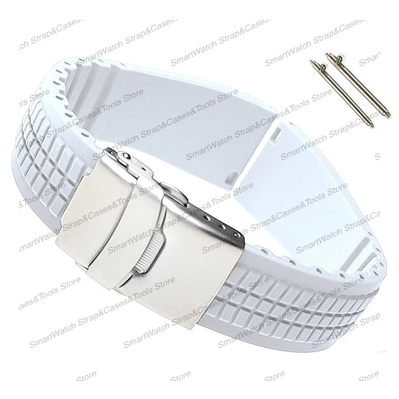 Universal Quick Release Soft Silicone Watch Strap - Adjustable Waterproof Band