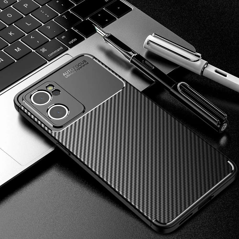 Matte Carbon Fiber Phone Cover For OPPO Reno7 Pro 7Pro Reno 7 5G opo orro Reno7Pro Cases Bumper Shockproof Shell Coque Fundas a cases for oppo phones