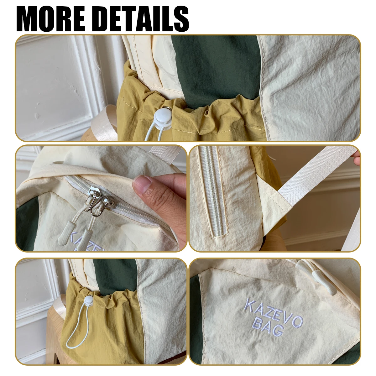 Outdoor Hiking Small Backpack Lightweight Mountaineering Women's Ultra-Light Sports Travel Lightweight Backpack Student School Bag