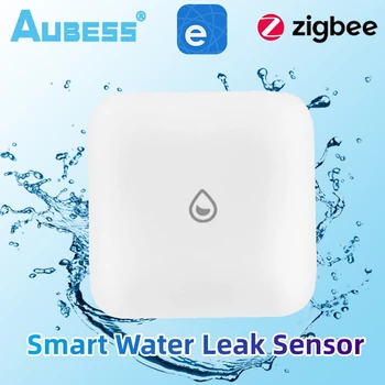 Ewelink Zigbee 스마트 홈 누수 센서, 무선 침수 감지기, 누수 감지 경고, 수위 넘침 경보