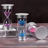 5~60 Minutes Hourglass Silver Lid Safety Timer Sand Clock Kids Drop Proof Time Management Desktop Gift Trinkets Brithday Gift 5
