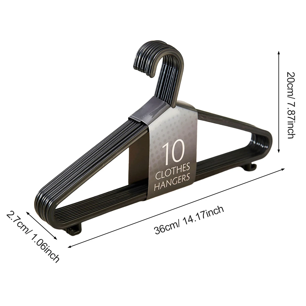 Dry Clothes Hanging Rack Adult Clothing Hanger Plastic Hangers Household Clothes Dress Organizer 30PCS