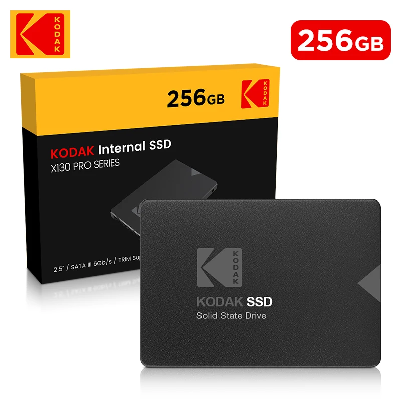 Kodak SSD Hard Drive 128G 256G 512G 1TB 2.5 inch SATA 3 550MB/S SSD Solid  State Drive Disk for Laptop Desktop PC