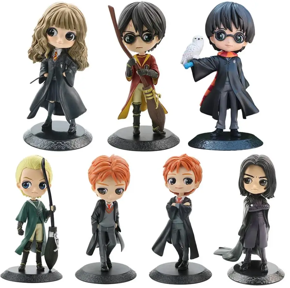 애니메이션 해리 포터 피규어 헤르미온느 론 말포트 모델 인형, Qposket 버전 인형, 자동차 장식, 어린이 크리스마스 장난감, 선물, 15cm 애니메이션 해리 포터 피규어 헤르미온느 론 말포트 모델 인형, Qposket 버전 인형, 자동차 장식, 어린이 크리스마스 장난감, 선물, 15cm