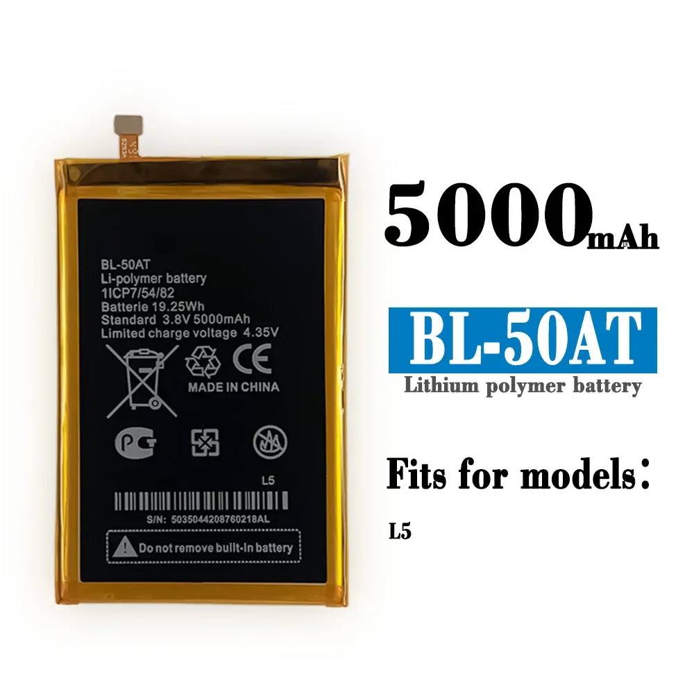 

Высококачественная сменная батарея для Tecno L5 Мобильный телефон большая емкость Встроенная Новая батарея 5000 мАч