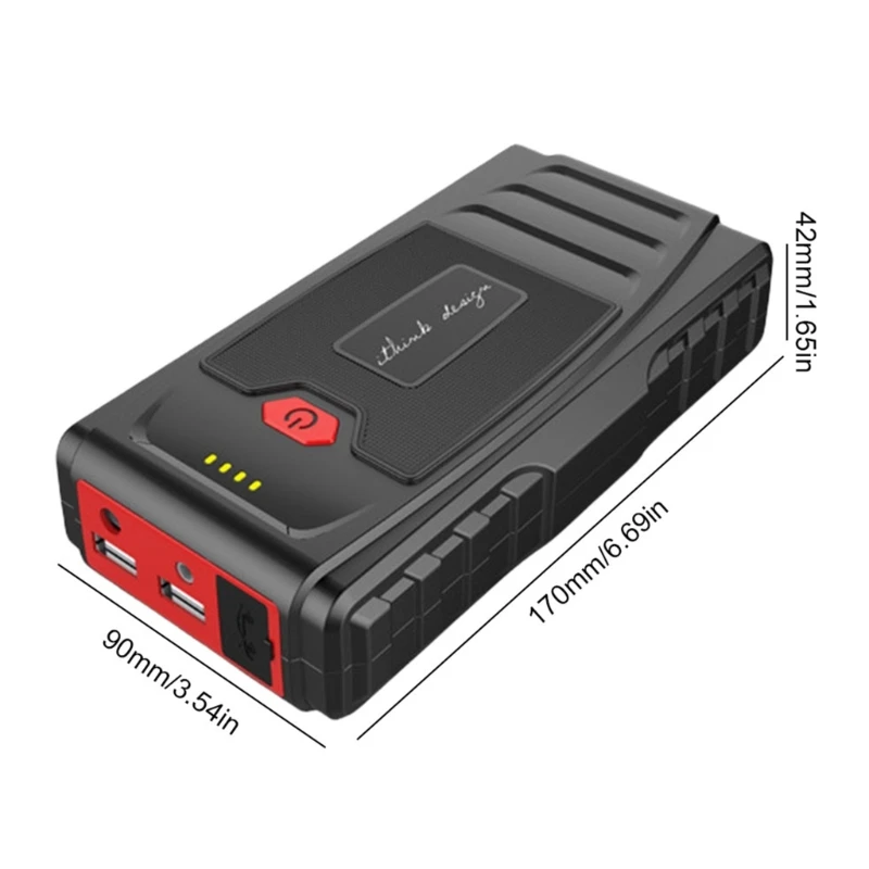 Car Jump Starter Power Pack Portable Auto Battery Booster Fast Chargers12V  Emergency with LED Light Starting Device - AliExpress