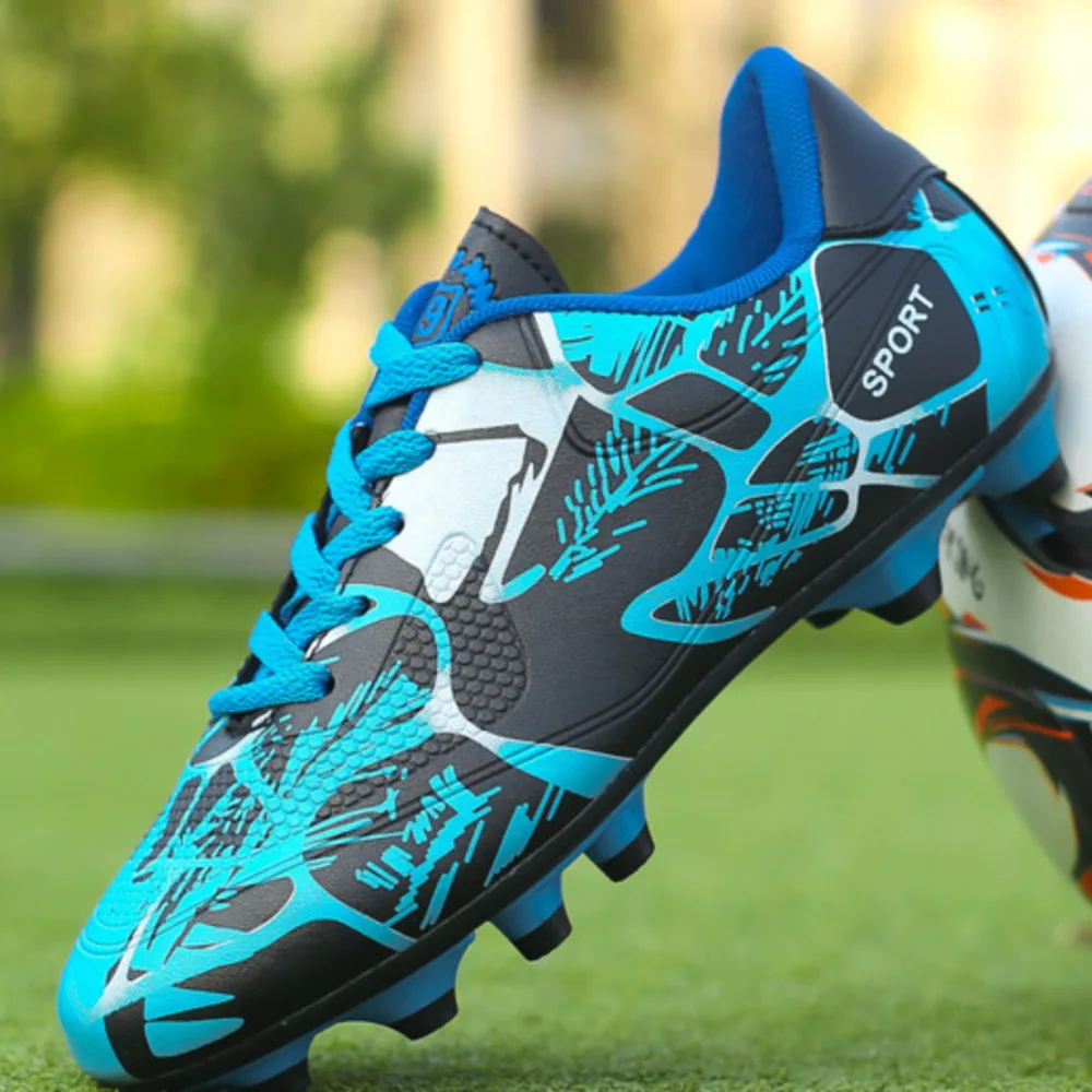 Outdoor primary secondary school students, children's long staple football shoes, men's and women's trendy new youth_voghion.com