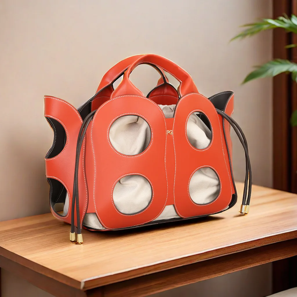 PG PATSY GARIS-حقيبة يد بكتف واحد للنساء ، تصميم م...