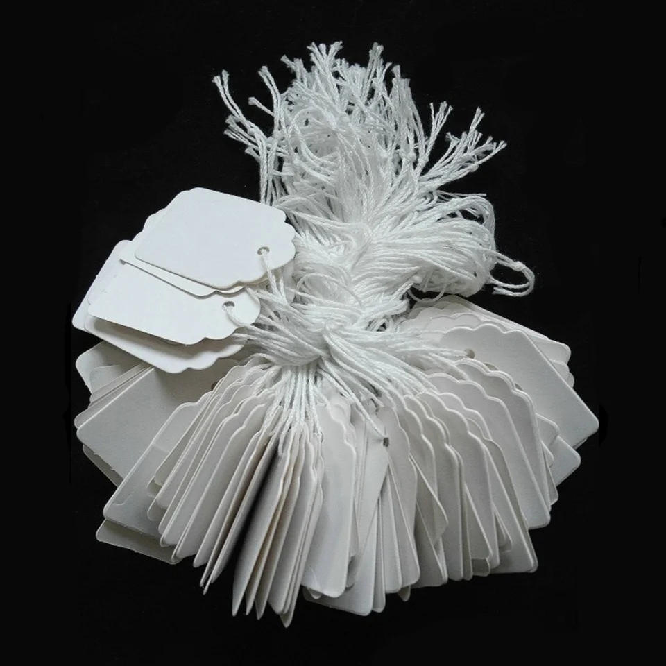étiquetage Artisanat 1000 Étiquettes De Prix Avec Ficelle - 25x15mm -  Papier Blanc - Pour Bijoux, Artisanat, Vêtements étiquettes Prix Avec  Ficelle, image size:960x960