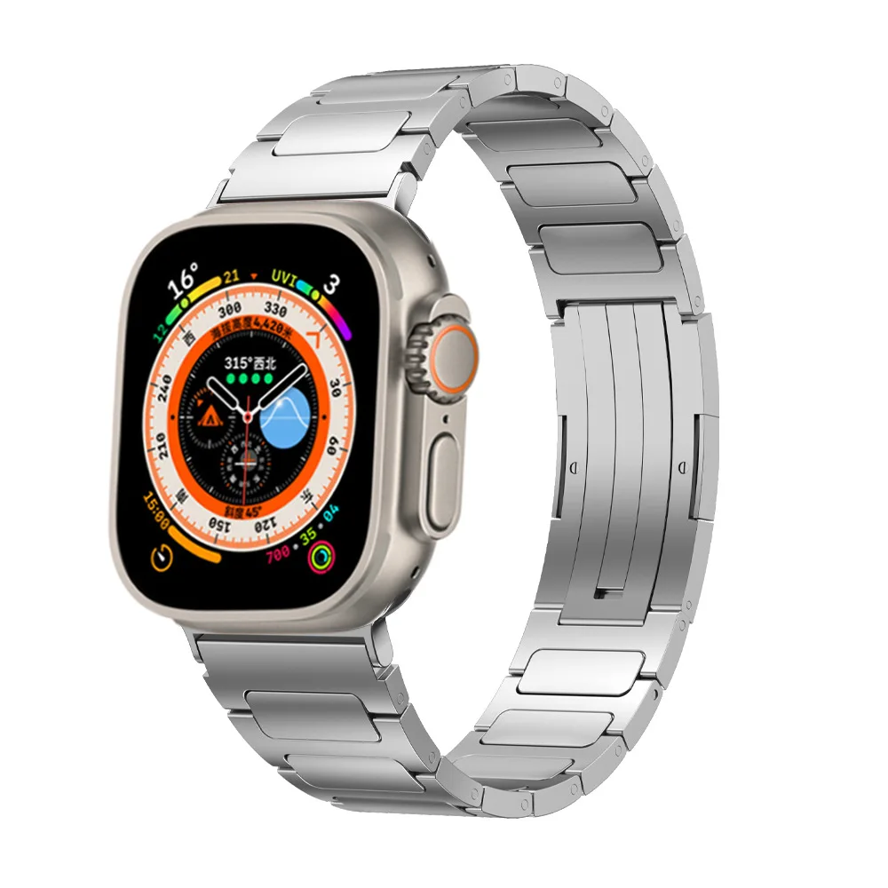 Premium Titanium Apple Watch Band Bracelet Strap