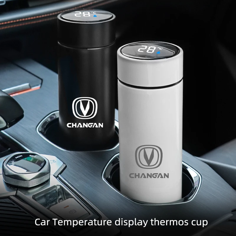 Car Intelligent Stainless Steel Vacuum Flask For CHANGAN Cs95 Cx70 Cs55 Filter Cs85 Cs35 Cs75 Plus UNI-K UNI-T car heater mug
