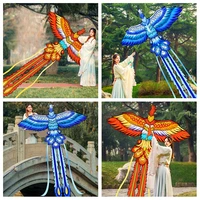 Free Shipping Phoenix kites flying butterfly kites surf outdoor toys for children kites string line folding kite parachute koi 1