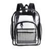 Transparent Backpack Adjustable Shoulder Strap Waterproof Heavy-Duty Large PVC See Through Backpack Women Men School Bag 3