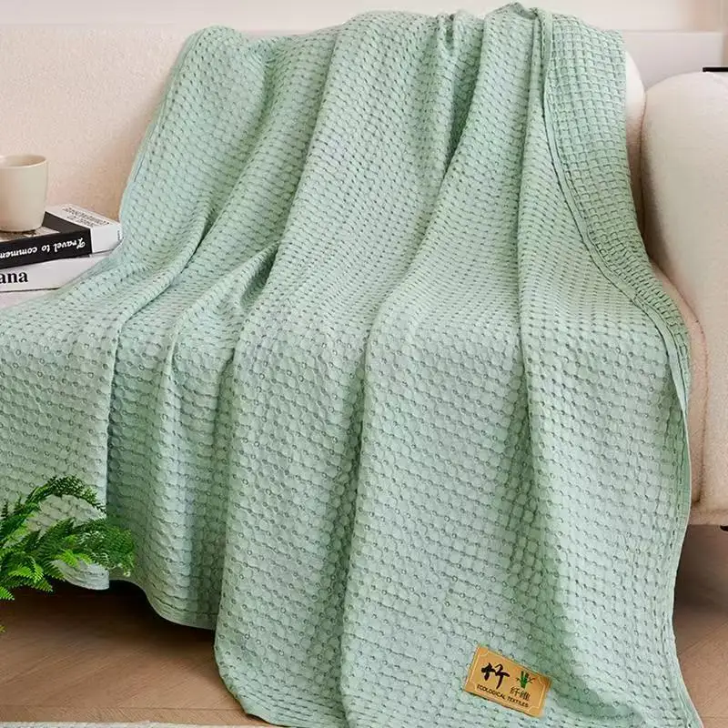 Cooling Antibacterial Bamboo Fiber Blanket - Summer Solid Color Bedding