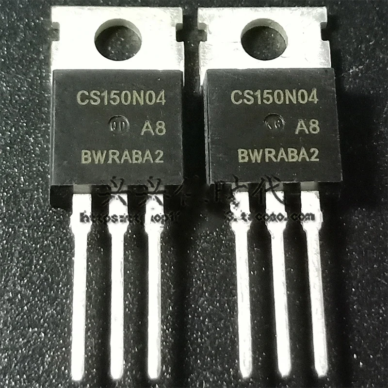 5PCS20PCS CS150N04 150A40V TO220 150N04 MOS field effect triode Brand New and original