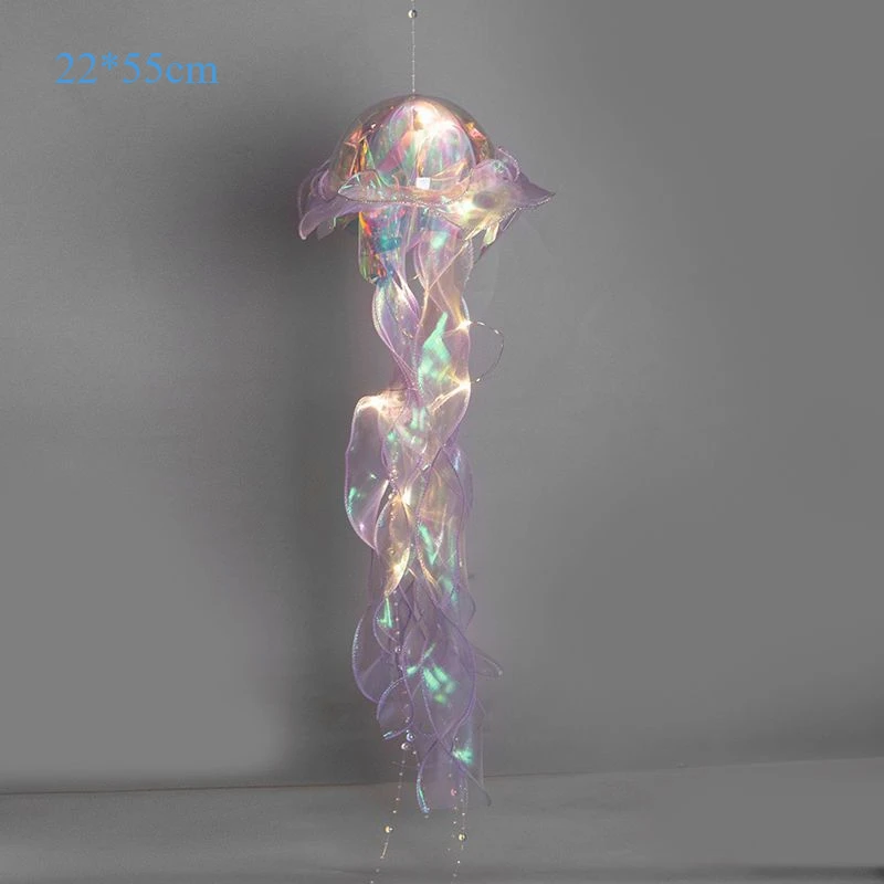 Colorful Jellyfish lantern Ocean Animals Happy Under The Sea Theme Birthday Party lantern Photo Props Decor Jellyfish