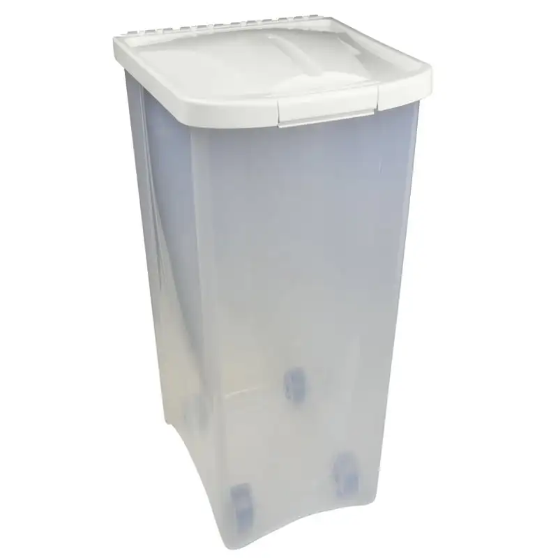 

Ness 50 lb Plastic Dog Food Storage Container on Wheels