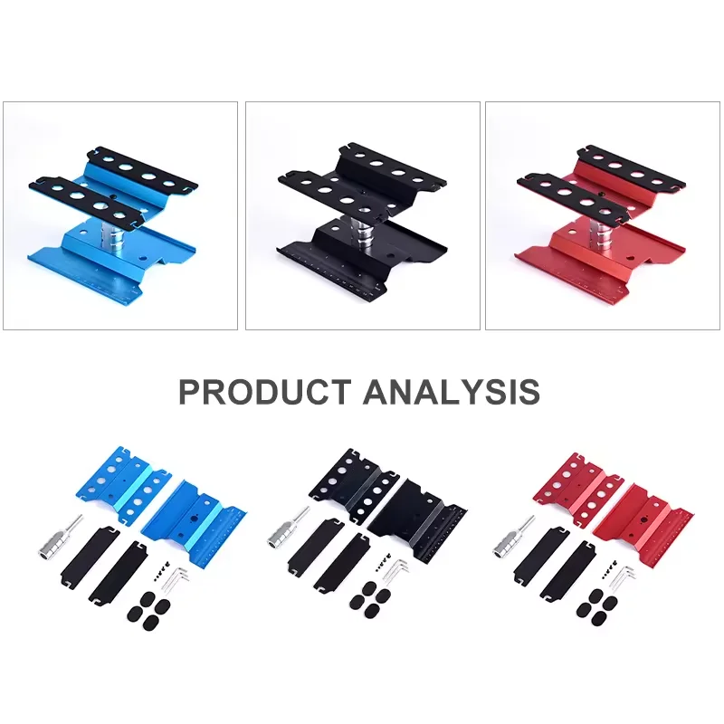 360 Degree Rotating RC Car Repair Station Lifting Work Stand Mounting Platform for 1/10 1/8 Buggy Crawler Car