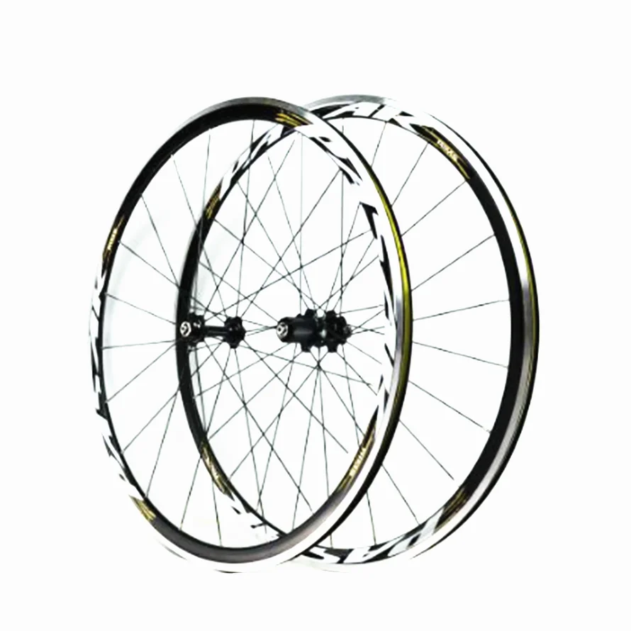 700C Wheelset Road Bike Sealed Bearings V Brake Wheels Aluminum Alloy Rim 11 Speed 30MM Rims 1650g Wheel Set bike wheelset PASAK