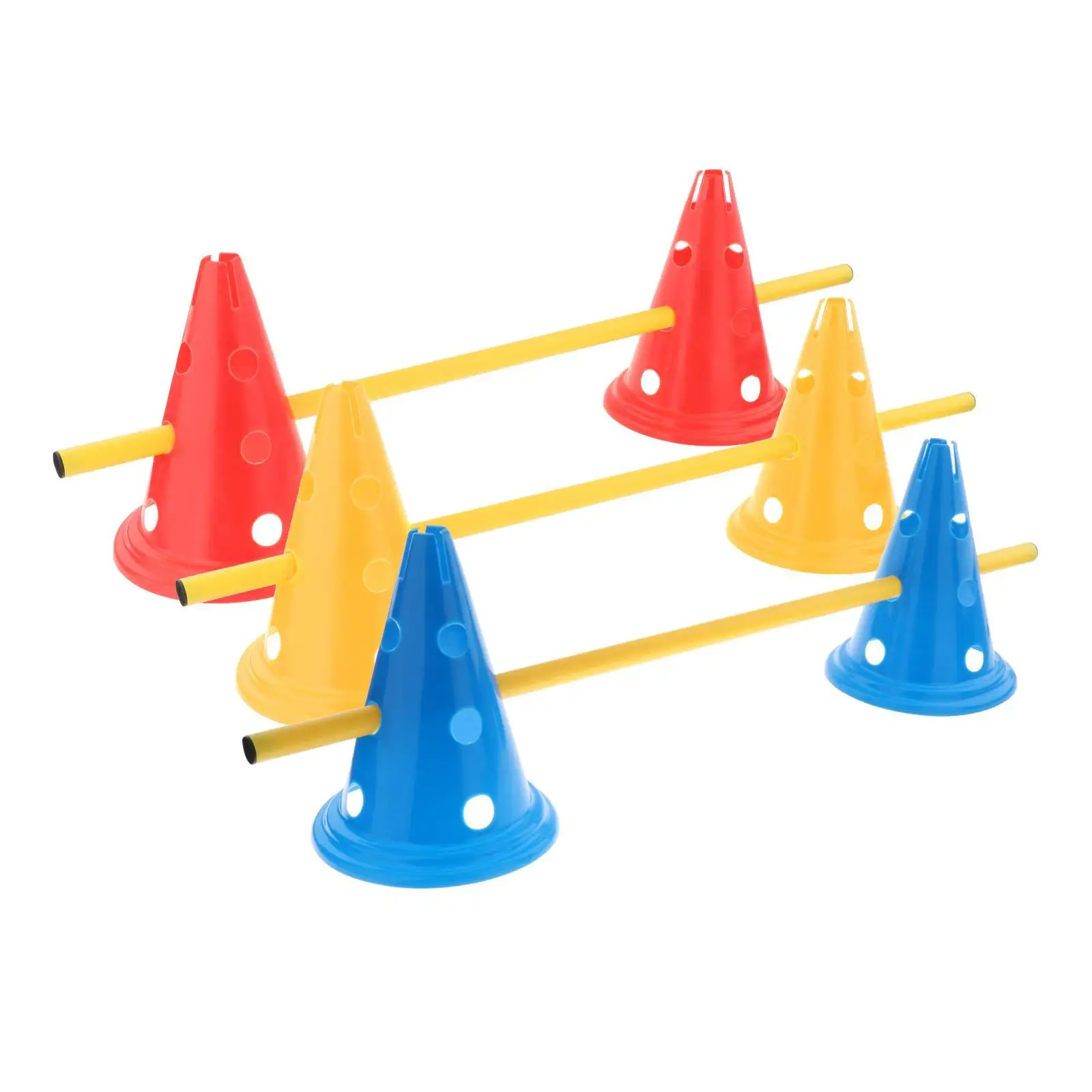 Hurdle Cones Course Agility Training Set Outdoor Sports Agility Slalom