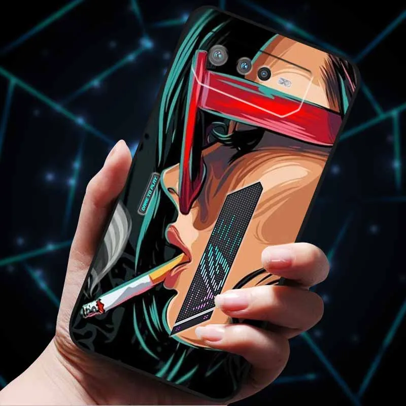 Fashion Soft TPU Silicone Back Case for Asus ROG Phone - Trendy Protective Phone Cover Bumper