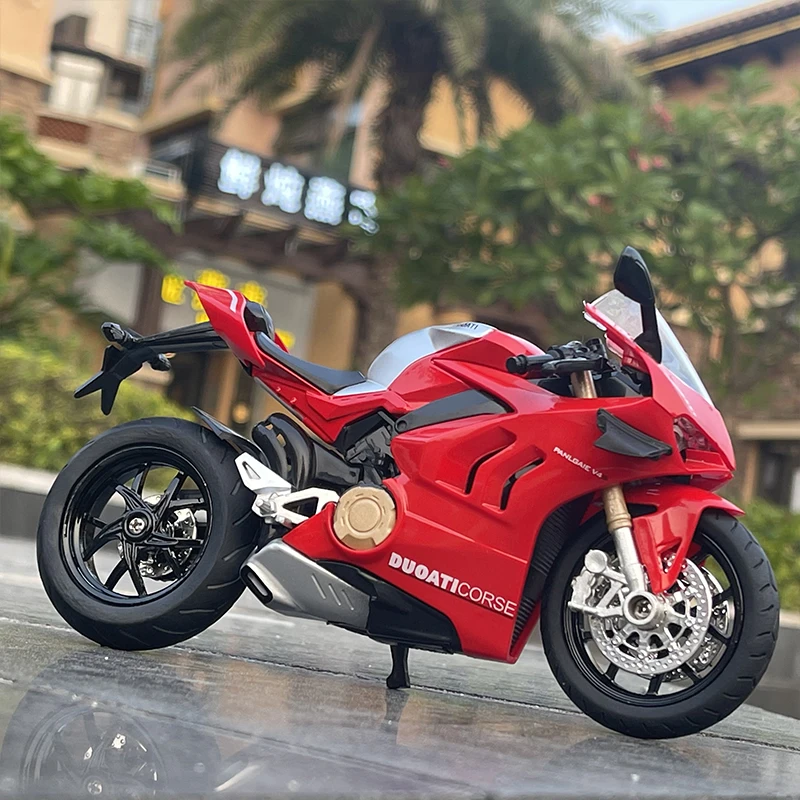 1/12 Ducati Panigale V4S Alloy Racing Cross-country Motorcycle