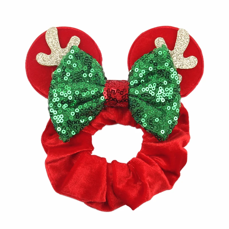 Neue Niedliche Mausohren-Kopfbedeckung mit Haarschleife, Festival-Pailletten, 4-Zoll-Schleife, Elastisches Stirnband für Mädchen, Party-DIY-Haaraccessoires, Geschenk – Detail 10