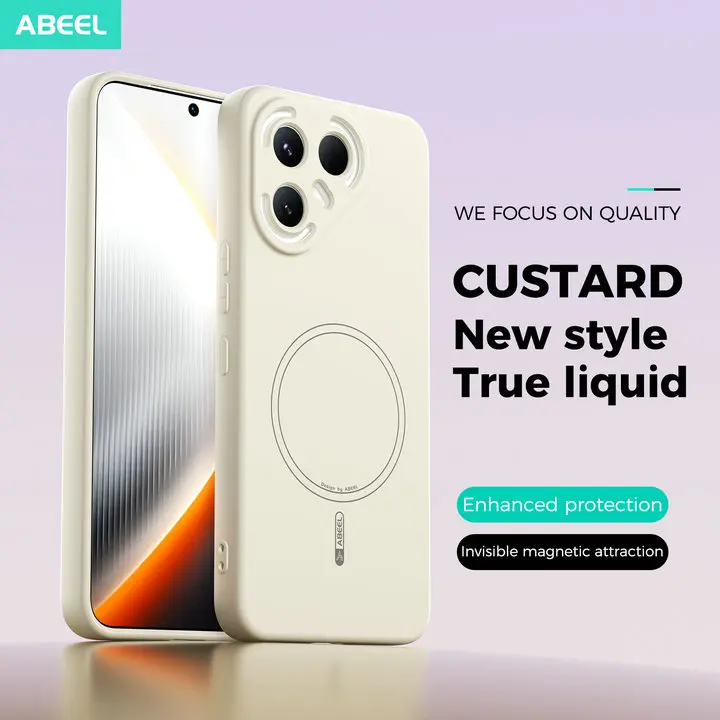 Magnetic Back Case with Camera Protector and Curve Design