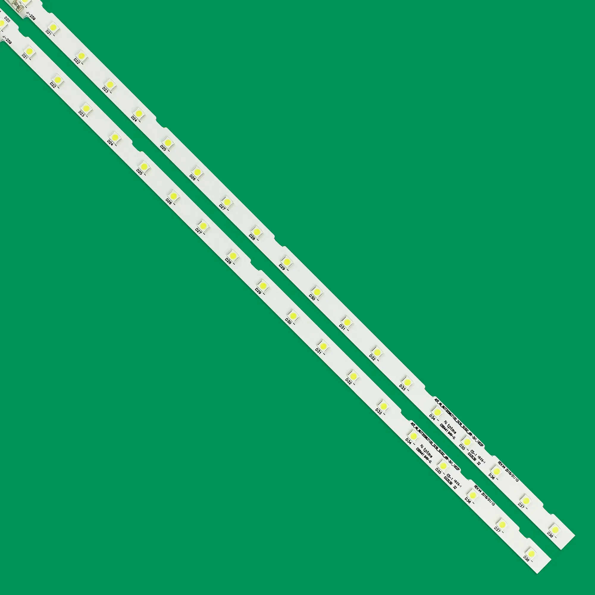 Tira Led para Samsung Ue49ru7300 Ue49nu7105 Ue49nu7105k Ue49nu77670u Ue49nu7020 Ue49nu7400 Bn9645953a Lm4100630a Lm41-00557a - Image 6