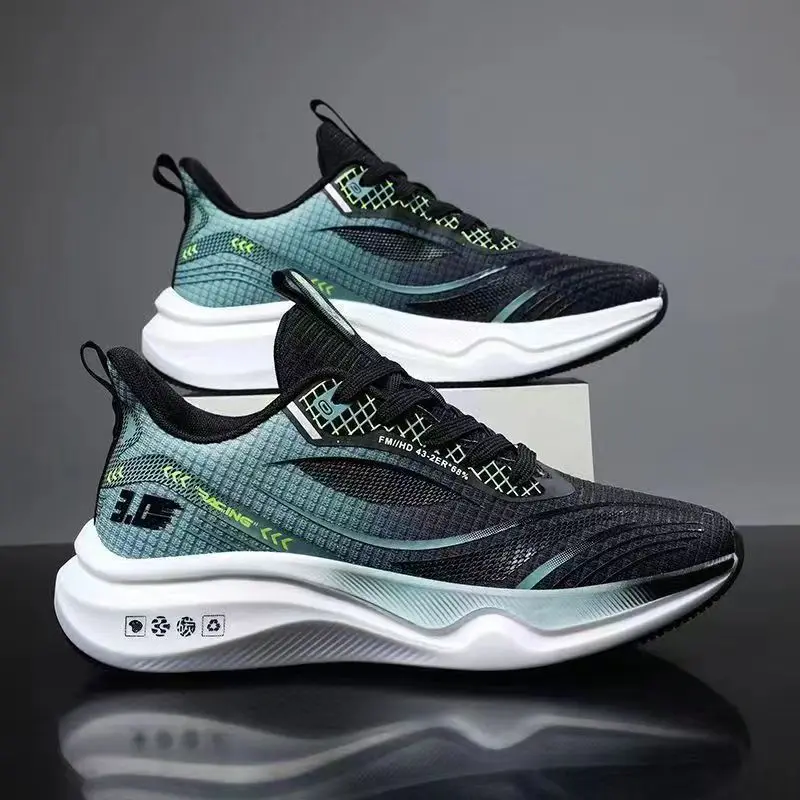 Men's Running Sports Shoes Casual Fashion Popular Fish Mesh Breathable Sneakers
