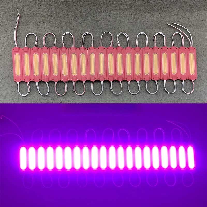COB LED Module DC24V 20pcs/lot injection with lens waterproof LED back light for sign channel letter 2W IP65