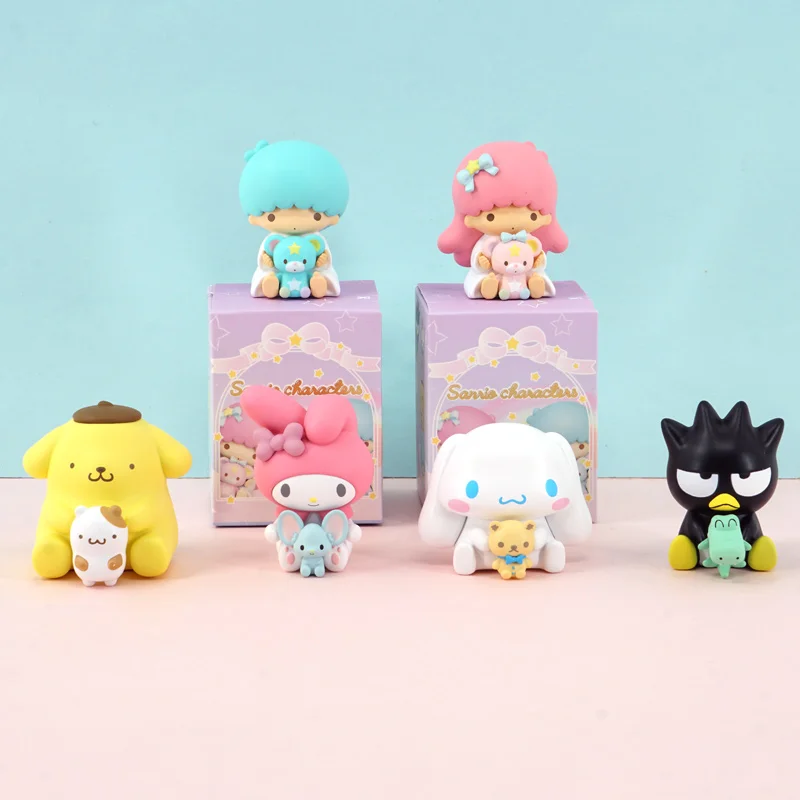 

Оригинальные персонажи Sanrio, бриллиантовая курица, мелодия, коричная мини-фигурка, орнамент, крутая коричная мелодия, украшение для комнаты, подарки