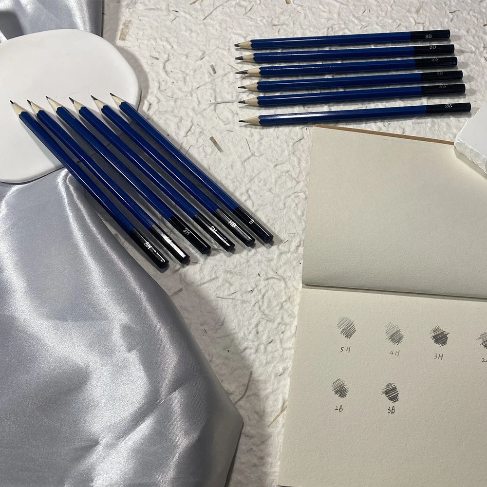 SeamiArt 12 Pcs. Standard Sketching Pencil Art Suppliers for Artist Drawing School Office Lapices De Colores Pencils Supplies 4