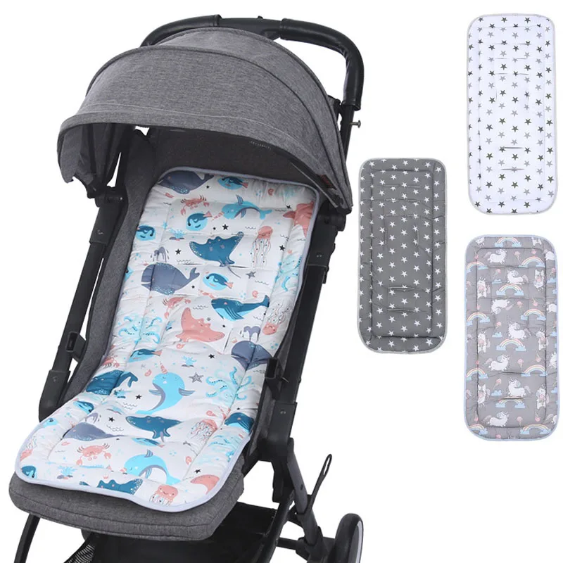 

Whale Baby Stroller Cotton Cushion Thickened Newborn Carriage Cart Mat Dining Chair Rocking Chair Pad Pram Accessories