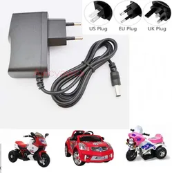 Children's Electric Toy Car and Motorcycle Battery Charger - DC 6V/12V 1000mA with LED Indicator - 12V 1000mA (EU plug)