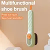 1/2Pcs Shoe Cleaner Household Cleaning Brush Multifunction Cleaning Shoe Brush Long Handle Clothes Soap With Hook Clean Tool 1