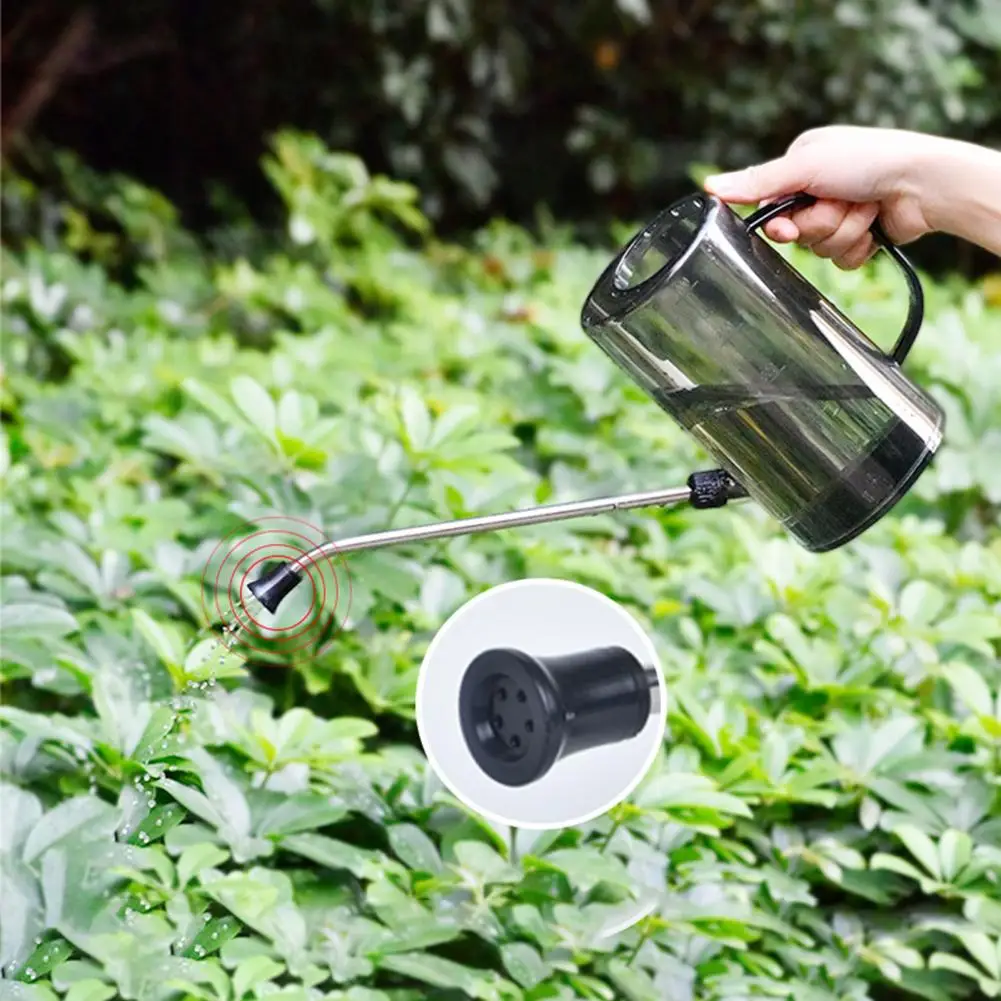 Watering Can Scale Design Leak-proof Wide Application Bonsai Plants Watering Can Kettle Garden Supplies 1 Set