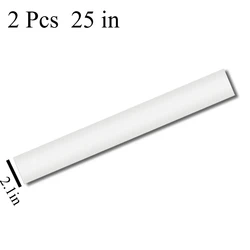 Silver Stainless Steel Adjustable Stove Gap Covers - Set of 4, Easy - to - Clean Kitchen Counter Fillers (2 pcs  25 in)