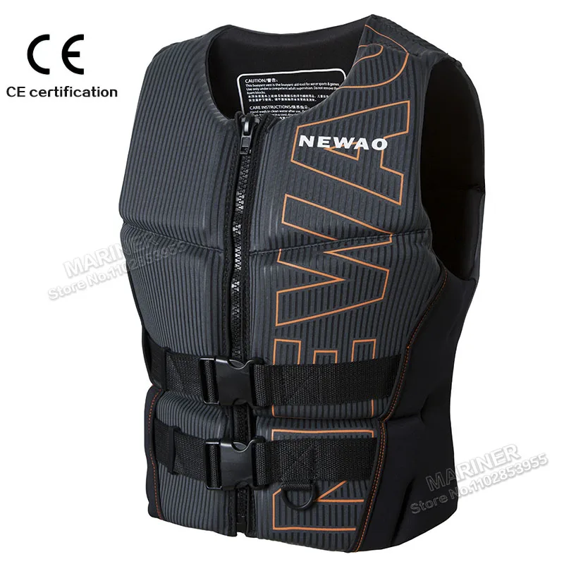 Life Jacket Life Jacket for Adults Neoprene Men Life Vest Water Sports Swim Drifting Fishing Jet Ski Vest Kayaking Boat Women Jackets